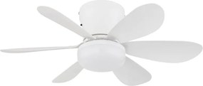 Lustra LED cu Ventilator si telecomanda DELORES alb