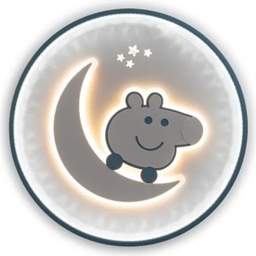 Brilagi - Plafonieră LED pentru copii PIGGY LED/70W/230V 3000/4500/6000K