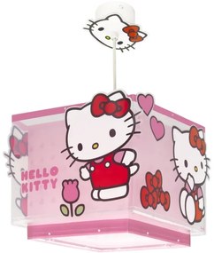 Lustră pentru copii HELLO KITTY Dalber 73262, 1xE27/15W/230V, roz