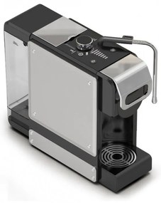 Espressor cafea macinata si capsule 8in1 Oliver Voltz OV51171N8M, 1450W, 1 L, 5 adaptoare, 19 bar, Negru/Argintiu
