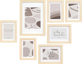 Set rame foto de perete MURAL, 7 rame de diferite dimensiuni