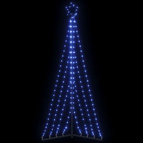 vidaXL Pom de Crăciun LED 339 LED-uri Albastru 187 cm