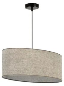 Lustră pe cablu Duolla OVAL 1xE27/15W/230V maro