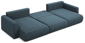 Colțar albastru extensibil/cu spațiu de depozitare (în formă de "U") Kapua – Makamii