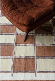 Covor teracotă din bumbac 200x300 cm Gambit – Dutchbone