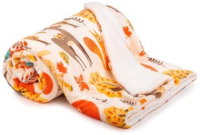 Pătură din imitație blăniță 4Home Into the woods, 150 x 200 cm