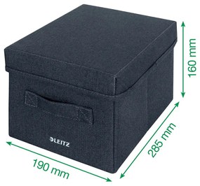 Cutii de depozitare 2 buc. din material textil cu capac – Leitz