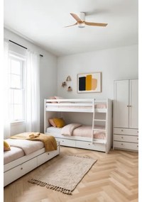 Ventilator LED dimabil FARO 33833-1TW MINI PUNT TUB S 10W 2700/4000/6000K + telecomandă