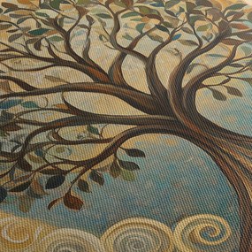 Tablou – Arborele vieții și spirale (90x60 cm)