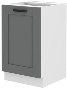 Dulap inferior de bucătărie pod drez Lucid 50 ZL 1F BB (dustgrey + alb). 1045539
