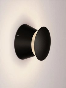Mini Aplica perete exterior, Protectie IP65, RAY negru