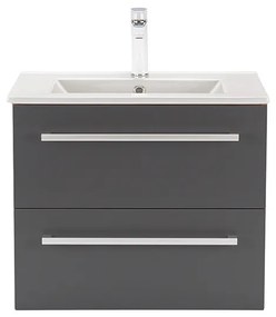 Dulap inferior Vario Clam 60 cu lavoar stejar-antracit