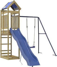 vidaXL Set de joacă pentru exterior, lemn de pin impregnat