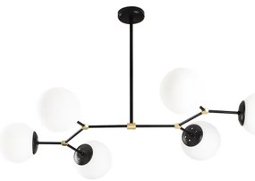 Lustră pe tijă DAMAR 6xE27/40W/230V