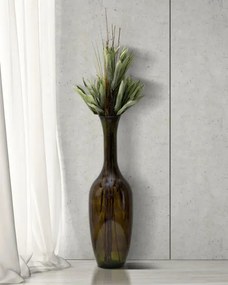 Vaza decorativa verde din sticla reciclata, ø 30 x H100 cm, Jarron Mauro Ferreti
