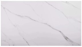 Masa extensibila Laconi alb/negru L160-220xl90 cm