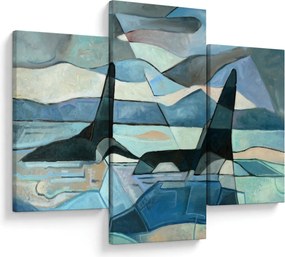 Tablou - Balene (90x60 cm)