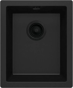 Deante Corda chiuvetă din granit 46x38 cm negru ZQA_N10B