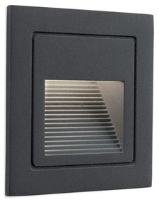 Spot LED incastrabil iluminat exterior IP65 LORO antracit