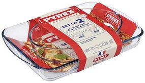 Set 2 tăvi de copt PYREX, 3,7/2,2 l