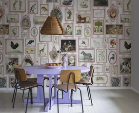 Fototapet, Vintage Frames, Pink, Rebel Walls