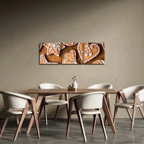 Tablou - Turtă dulce (cu ceas) (90x30 cm)