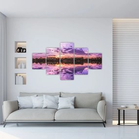 Tablou cu cerul violet (125x70 cm), în 40 de alte dimensiuni noi