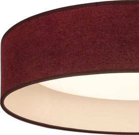 Brilagi - Plafonieră LED VELVET SIMPLE LED/24W/230V 3000K Ø 45 cm vișinie
