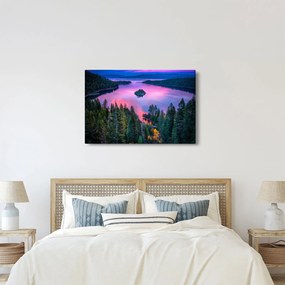 Tablou - Lacul Tahoe, Sierra Nevada, California, SUA (90x60 cm)