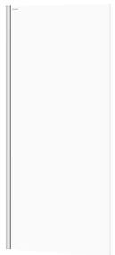 Perete lateral fix 90x195 cm Cersanit Moduo profil crom 900x1950 mm