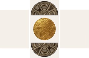 Tablou - Ornament de aur N⁰1 (90x60 cm)