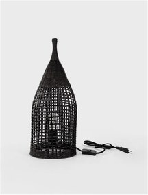 Lampadar/Lampa de podea decorativa ratan natural, NAOS H 54,5cm