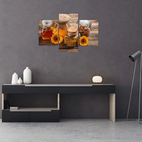 Tablou - Natura morta cu borcane de miere (90x60 cm)