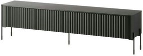 Comoda TV VERA, negru, PAL laminat, 190x40x50 cm