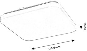 Rabalux 75015-LED Plafonieră VENDEL cu senzor LED 24W 230V 4000K 37x37cm