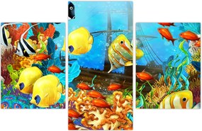 Tablou - Recif de corali colorat (90x60 cm)