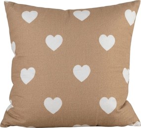 Fata de perna din microfibra CARAMHEART 45x45 cm, maro