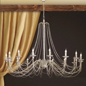 Candelabru XL 16 brate Vela LU 1531/16 Elfenbein-Gold OR
