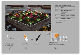 Ledvance - Set prelungitor exterior LED RGB SMART+ 9xLED/2,5W/230V IP65 Wi-Fi