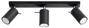 Spot LED ASMUS 3xGU10/7W/230V negru Brilagi