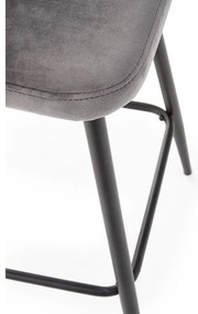Scaun de bar Barnes, gri