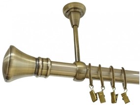 Galerie simpla tavan LUXOR - 25mm - aur antic (Alege marime: 320 cm)
