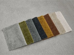 Canapea gri deschis extensibilă cu tapițerie din chenille 228 cm Neyo – Bobochic Paris