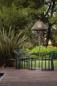 Lampa de podea iluminat exterior decorativ SAIGON 195/W70 gri/maro