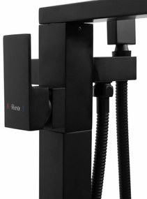 Baterie freestanding Tery negru H88,5 cm