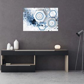 Tablou - Abstract geometric (90x60 cm)