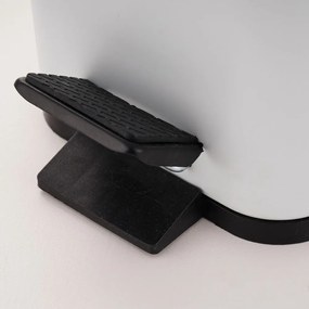 Coș de gunoi alb cu pedală din oțel 5 l Erik – Spirella