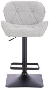 HR111KW Scaun Gri  Boucle cu Bază Neagră