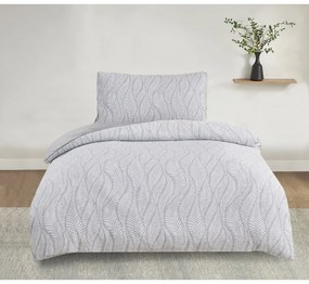 Lenjerie de pat Jacquard Hawai gri, 140 x 200 cm, 70 x 90 cm
