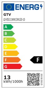 Bec LED GU10, 12,5 W – GTV